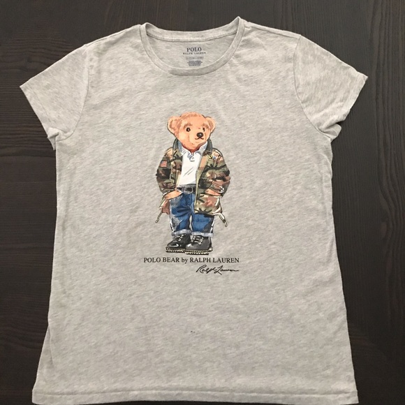 Polo Ralph Lauren Tops - POLO BEAR “CAMOUFLAGE” T-SHIRT SIZE SMALL
